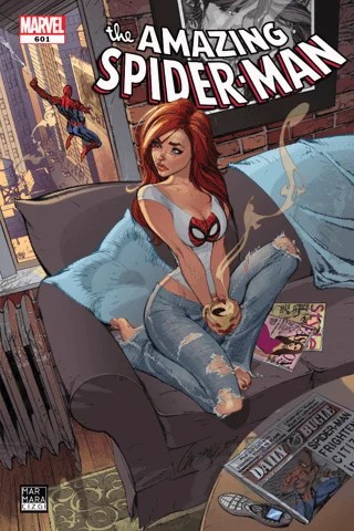 Amazing Spider-Man #601 – Mark Waid – Marmara Çizgi kitap kapağı