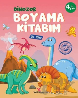 Dinozor Boyama Kitabım – Kolektif – Yeti Kitap kitap kapağı