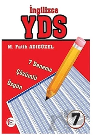İngilizce YDS 7 Çözümlü Deneme – M. Fatih Adıgüzel – Pelikan Tıp Teknik Yayıncılık kitap kapağı