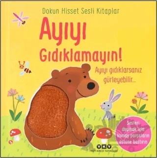 Dokun Hisset Sesli Kitaplar - Ayıyı Gıdıklamayın! – Sam Taplin – Yapı Kredi Yayınları kitap kapağı