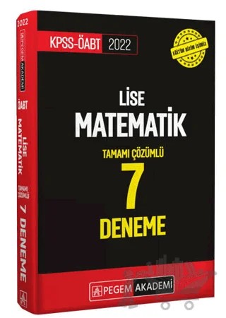 2022 KPSS ÖABT Lise Matematik 7 Deneme – Kolektif – Pegem Akademi Yayıncılık kitap kapağı
