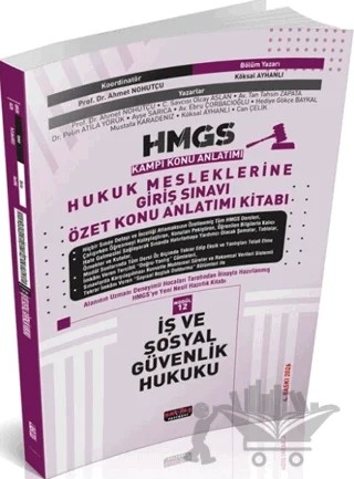 2026 HMGS Özet İş ve Sosyal Güvenlik Hukuku Konu Anlatımı – Kolektif – Savaş Yayınevi kitap kapağı