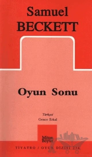 Oyun Sonu – Samuel Beckett – Mitos Boyut Yayınları kitap kapağı