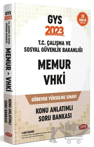 Çalışma ve Sosyal Güvenlik Bakanlığı GYS Memur ve VHKİ Konu Anlatımlı Soru Bankası – Kolektif – Data Yayınları kitap kapağı