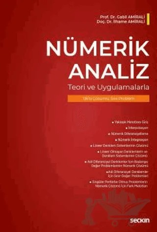 Nümerik Analiz – İlhame Amirali, Gabil Amirali – Seçkin Yayıncılık kitap kapağı