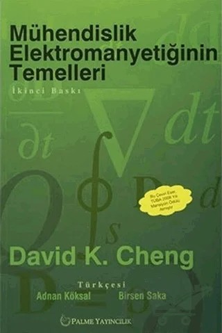 Mühendislik Elektromanyetiğinin Temelleri – David K. Cheng – Palme Yayıncılık kitap kapağı