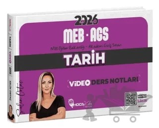 2026 MEB-AGS Tarih Video Ders Notları – Selin Ortaç – Hoca Kafası Yayınları kitap kapağı
