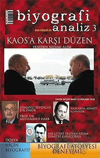 Kaos'a Karşı Düzen - Biyografi Analiz 3 – Mahmut Çetin – Biyografi Net İletişim ve Yayın kitap kapağı