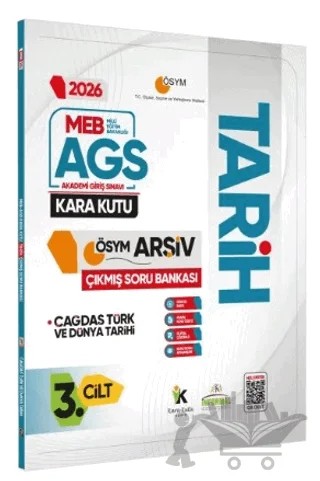 2026 MEB-AGS TARİHin Kara Kutusu 3.Cilt ÖSYM Çıkmış Soru Havuzu Bankası Konu Özetli Dijital Çözümlü – Kolektif – Karakutu Yayın kitap kapağı