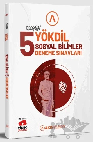 YÖKDİL Sosyal Bilimler 5 Deneme Sınavı (Video Çözümlü) – Kolektif – Akın Dil Eğitim kitap kapağı