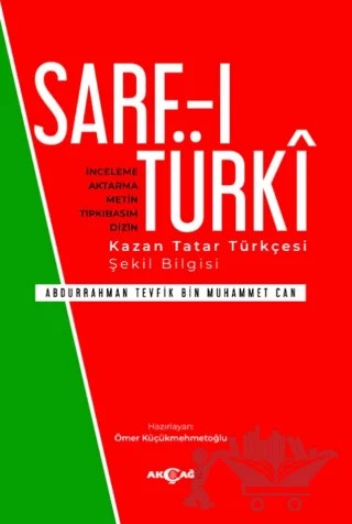 Sarf-ı Türki – Kolektif – Akçağ Yayınları kitap kapağı