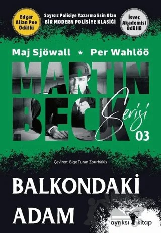 Balkondaki Adam - Martin Beck Serisi 3 – Maj Sjöwall, Per Wahlöö – Ayrıksı Kitap kitap kapağı