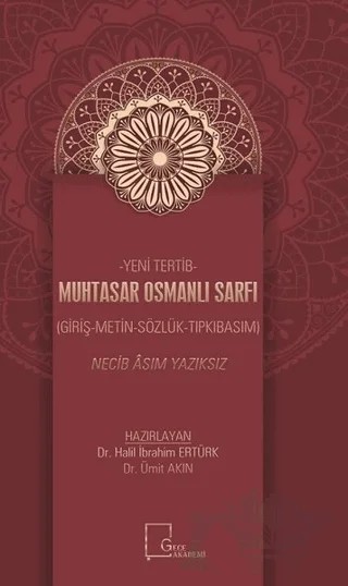 Muhtasar Osmanlı Sarfı – Necib Asım Yazıksız – Gece Akademi kitap kapağı