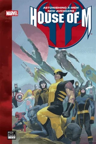 House of M – Brian Michael Bendis – Marmara Çizgi kitap kapağı