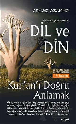 Dünden Bugüne Türklerde Dil ve Din – Cengiz Özakıncı – Otopsi Yayınları kitap kapağı