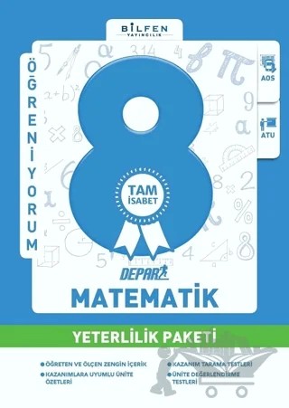 8. Sınıf Matematik Depar Tam İsabet Yeterlilik Paketi – Kolektif – Bilfen Yayıncılık kitap kapağı