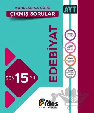 YKS AYT Edebiyat Son 15 Yıl Konularına Göre Çıkmış Sorular Soru Bankası – Kolektif – Fides Yayıncılık kitap kapağı