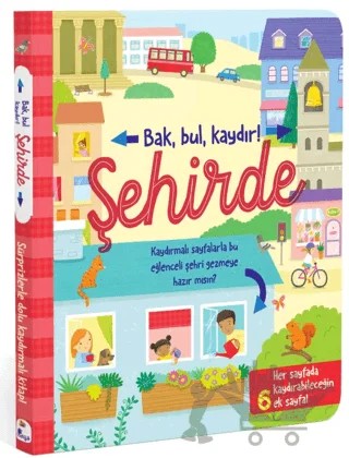 Bak, Bul, Kaydır - Şehirde – Kolektif – İndigo Çocuk kitap kapağı