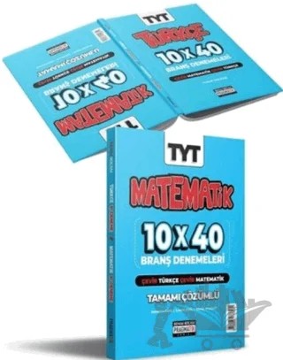 TYT Çevir Matematik 10 Deneme Çevir Türkçe 10 Deneme Pragmatik Serisi – Kolektif – Benim Hocam Yayınları kitap kapağı