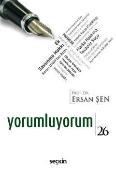 Yorumluyorum – 26 – Ersan Şen – Seçkin Yayıncılık kitap kapağı