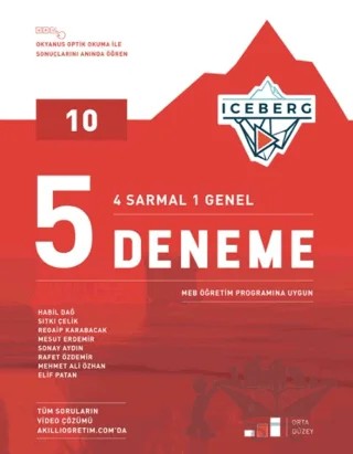10. Sınıf Iceberg 5'li Deneme – Kolektif – Okyanus Yayınları kitap kapağı