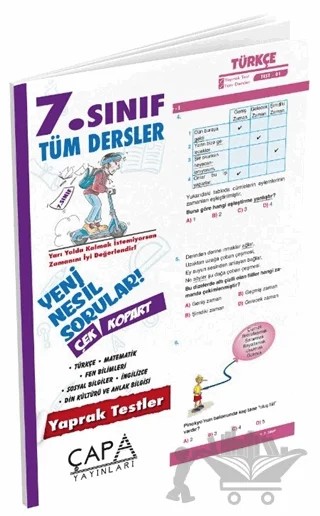 7. Sınıf Tüm Dersler Yaprak Test – Kolektif – Çapa Yayınları kitap kapağı
