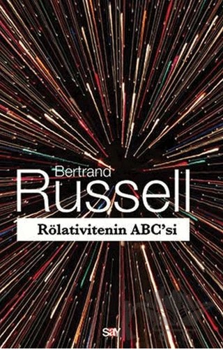 Rölativitenin ABC'si – Bertrand Russell – Say Yayınları kitap kapağı