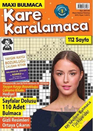 Maxi Kare Karalamaca 6 – Kolektif – Maxi Yayıncılık kitap kapağı