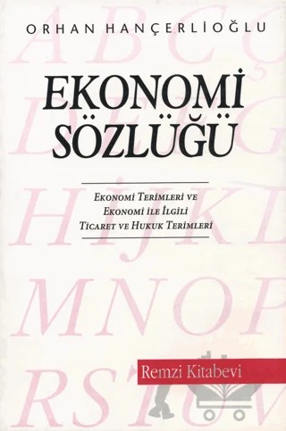 Ekonomi Sözlüğü – Orhan Hançerlioğlu – Remzi Kitabevi kitap kapağı