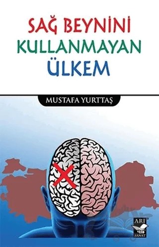 Sağ Beynini Kullanmayan Ülkem – Mustafa Yurttaş – Arı Sanat Yayınevi kitap kapağı