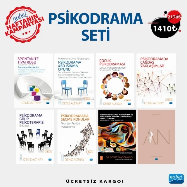 Psikodrama Seti – Deniz Altınay – Haftanın Kampanyası kitap kapağı