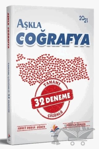2021 Aşkla Coğrafya 32 Deneme Çözümlü – Ahmet Duran Güren, Hüseyin Şimşek – Dizgi Kitap kitap kapağı