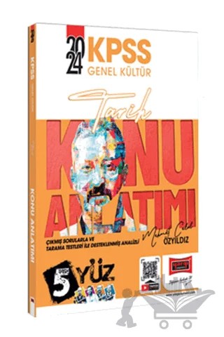 2024 KPSS Genel Kültür 5Yüz Tarih Konu Anlatımı – Mehmet Celal Özyıldız – Yargı Yayınevi kitap kapağı