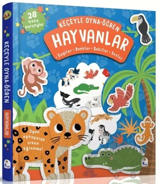 Keçeyle Oyna - Öğren Hayvanlar – Alice Barker – İndigo Çocuk kitap kapağı