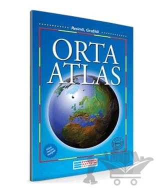 İlköğretim Orta Atlas (Resimli - Grafikli) – Kolektif – Evrensel İletişim Yayınları kitap kapağı