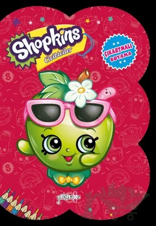 Shopkins Cicibiciler - Kırmızı Çıkartmalı Boyama – Kolektif – Yakamoz Yayınevi kitap kapağı