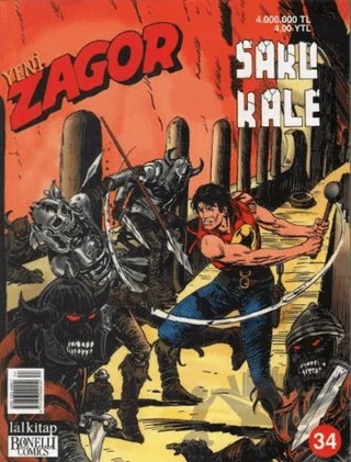Yeni Zagor Saklı Kale Sayı: 34 – Lal Kitap kitap kapağı