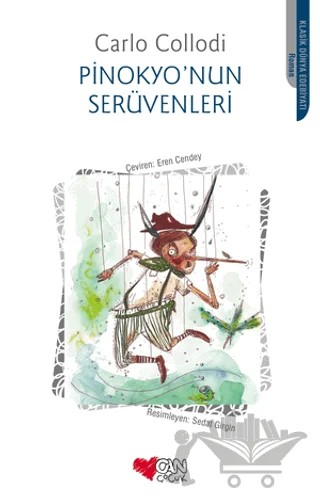 Pinokyo’nun Serüvenleri – Carlo Collodi – Can Çocuk Yayınları kitap kapağı