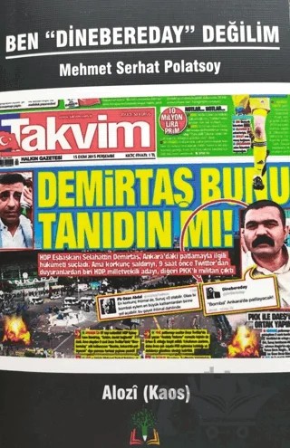 Ben Dinebereday Değilim – Mehmet Serhat Polatsoy – Sidar Yayınları kitap kapağı