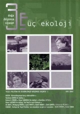 Üç Ekoloji Sayı: 1 – Kolektif – Yeni İnsan Yayınevi kitap kapağı