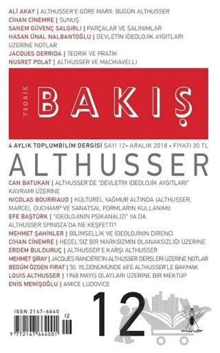 Teorik Bakış Sayı: 12 – Kolektif – Minör Yayınları kitap kapağı