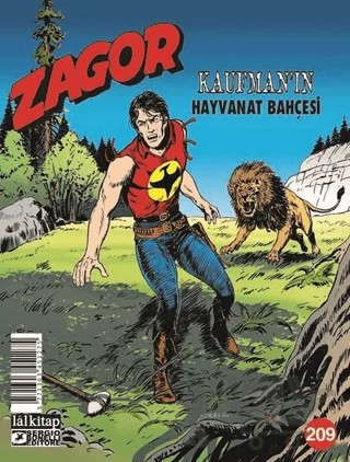 Zagor Sayı 209 - Kaufman’ın Hayvanat Bahçesi – Moreno Burattini – Lal Kitap kitap kapağı