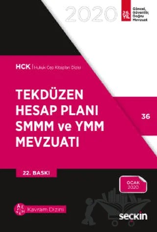 Tekdüzen Hesap Planı - SMMM ve YMM Mevzuatı – Remzi Özmen – Seçkin Yayıncılık kitap kapağı