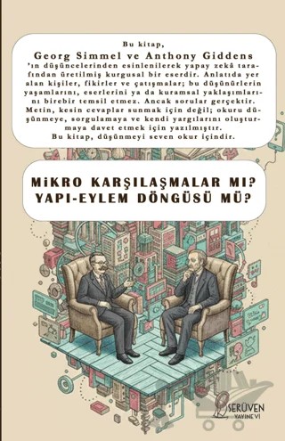 Mikro Karşılaşmalar – Georg Sımmel, Anthony Giddens – Serüven Yayınevi kitap kapağı