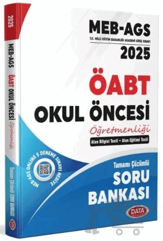 2025 ÖABT Okul Öncesi Öğretmenliği Tamamı Çözümlü Soru Bankası – Kolektif – Data Yayınları kitap kapağı