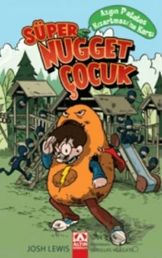Süper Nugget Çocuk: Azgın Patates Kızartması’na Karşı – Josh Lewis – Altın Kitaplar kitap kapağı