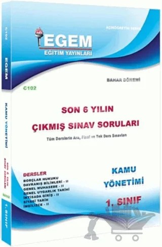 1. Sınıf Kamu Bahar Dönemi Çıkmış Sınav Soruları (2012-2018) – Kolektif – Egem Eğitim Yayınları kitap kapağı