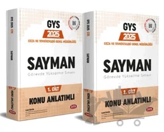 2025 GYS Ceza ve Tevkifevleri Sayman Konu Anlatımlı 1-2 – Kolektif – Data Yayınları kitap kapağı