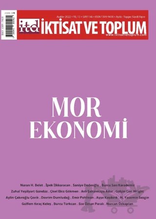 İktisat Ve Toplum Dergisi 146. Sayı: Mor Ekonomi – Ömer Faruk Çolak – İktisat ve Toplum Dergisi kitap kapağı