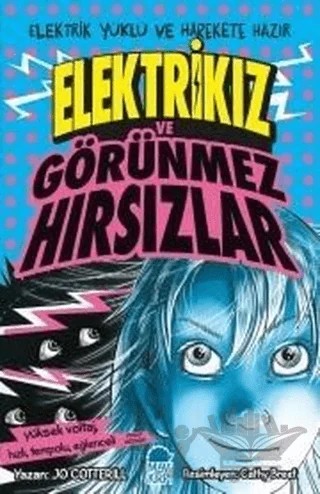 Elektrikız ve Görünmez Hırsızlar – Jo Cotterill – Mavi Kirpi Yayınları kitap kapağı